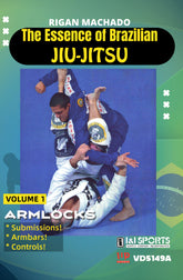 Essence Brazilian Jiu Jitsu Arm Locks DVD Rigan Machado MMA carlos gracie